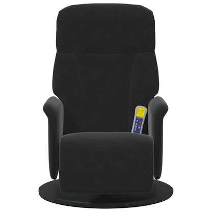Poltrona Massaggiante Nero 91 x 71 x 105 cm Velluto