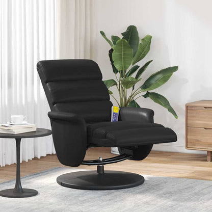 Poltrona Massaggiante Nero 71 x 98 x 106 cm Pelle Sintetica