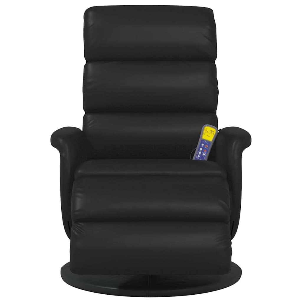 Poltrona Massaggiante Nero 71 x 98 x 106 cm Pelle Sintetica | homemem39