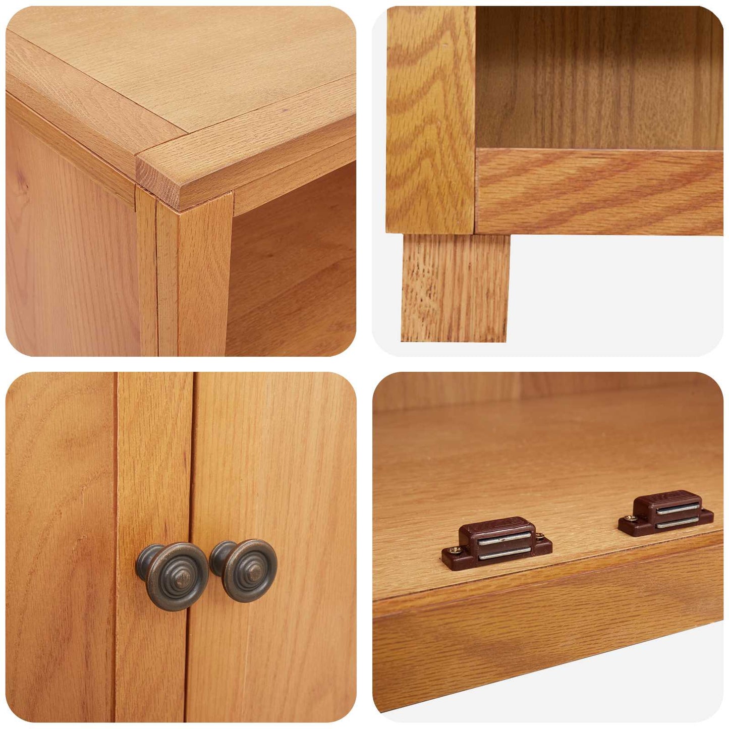 Set di Mobili per Magazzino con porta Marrone Legno multistrato