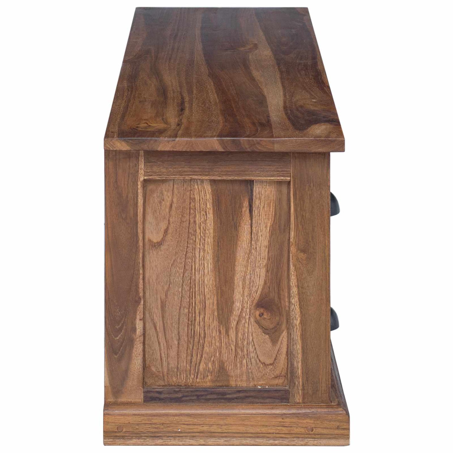 Supporto TV Naturale 110 x 30 x 40 cm Legno di teak solido