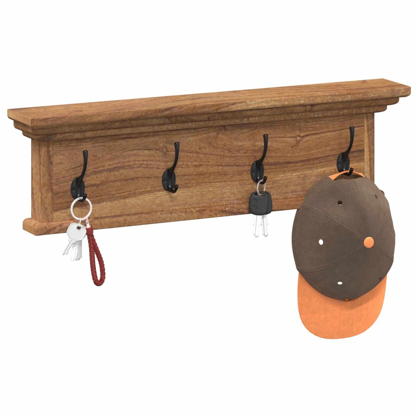 Appendiabiti montato a muro Naturale 70 x 10 x 20 cm