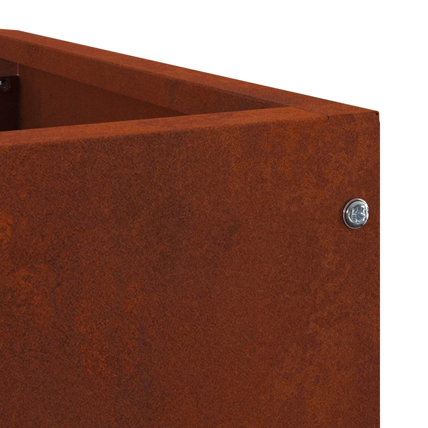 Vaso d'angolo Ruggine 60 x 60 x 35 cm acciaio corten | homemem39