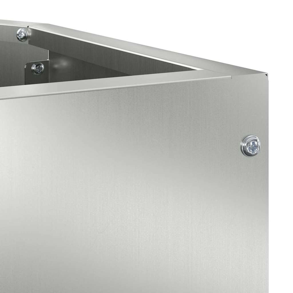 Vaso d'angolo Argento 45 x 45 x 35 cm Acciaio zincato