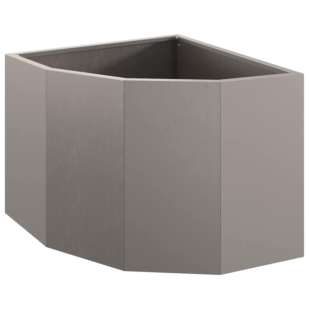 Vaso d'angolo Ruggine 45 x 45 x 35 cm acciaio corten