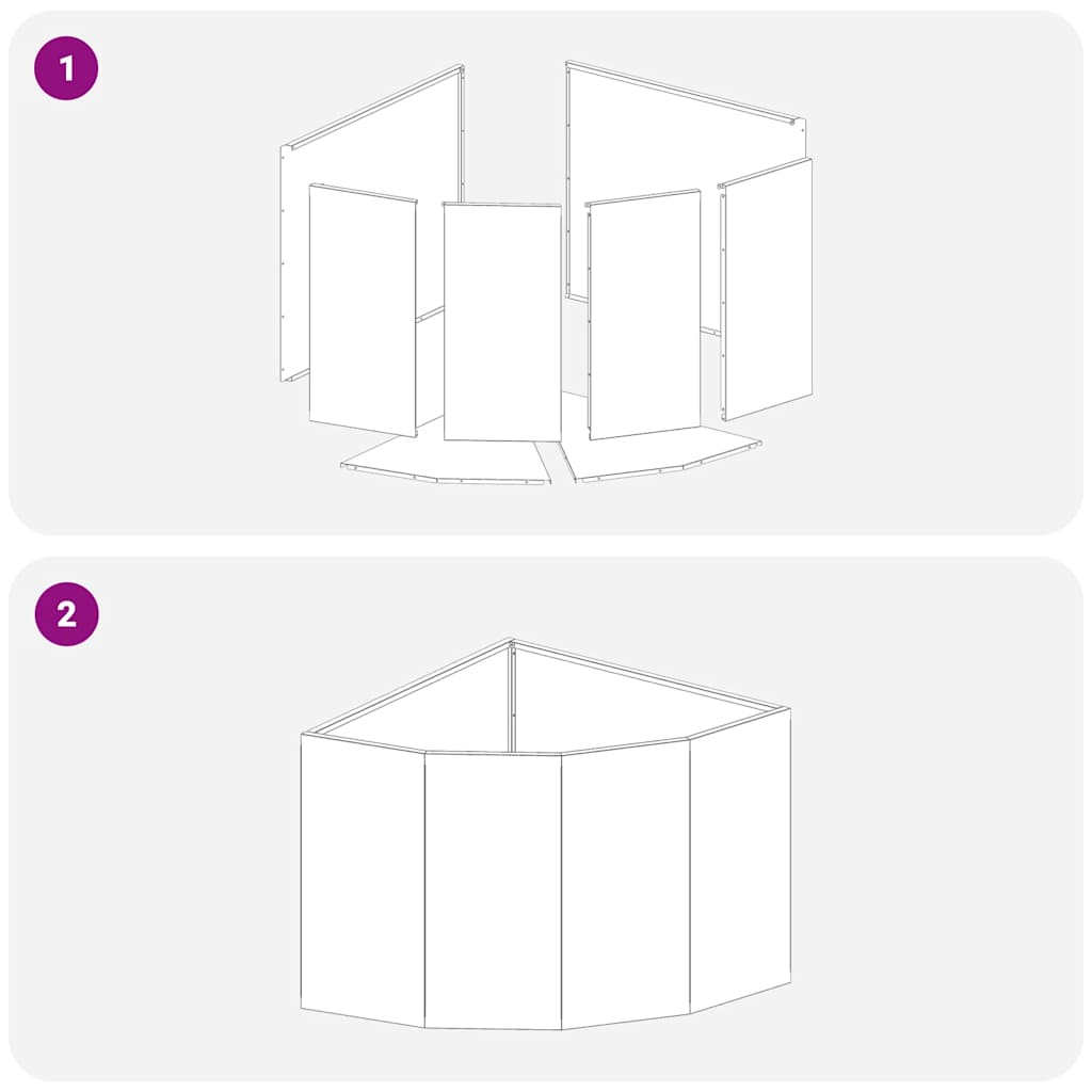 Vaso d'angolo Nero 60 x 60 x 50 cm Acciaio