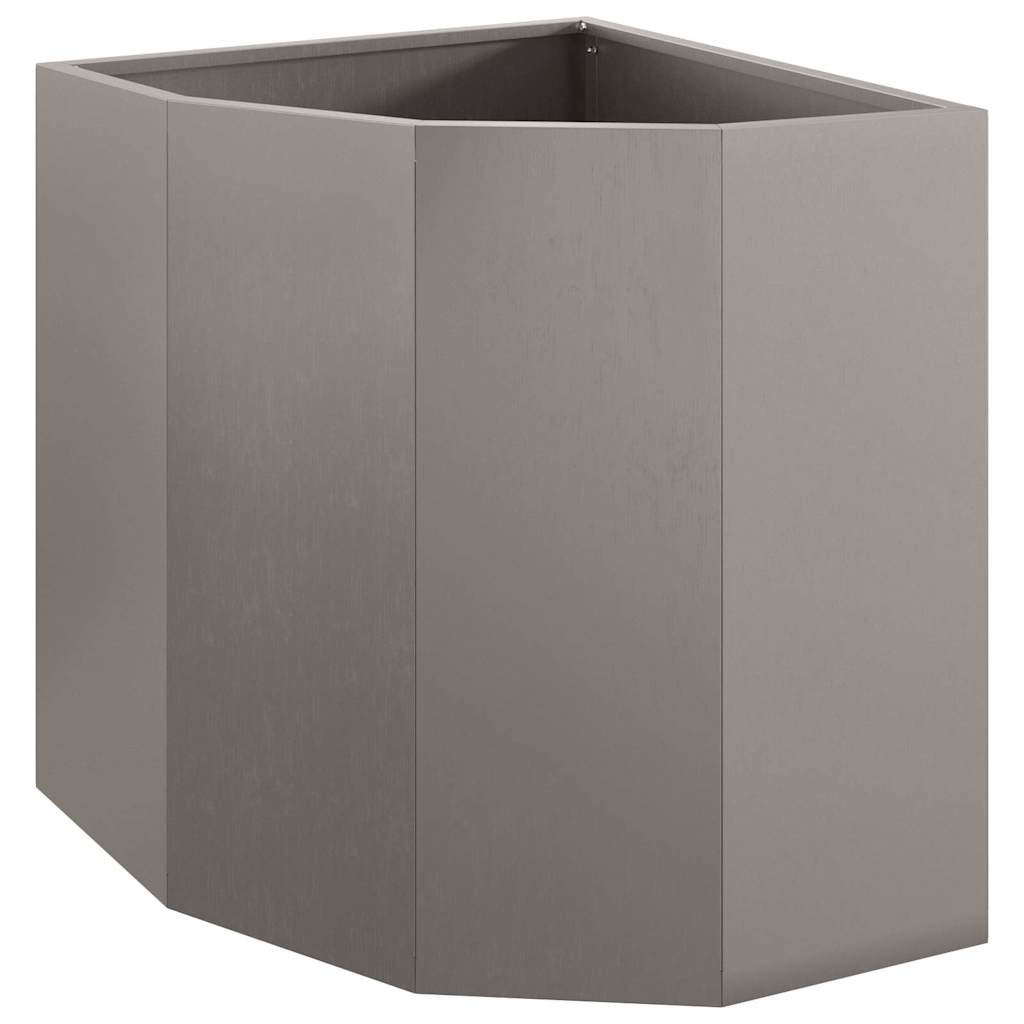 Vaso d'angolo Ruggine 45 x 45 x 50 cm acciaio corten