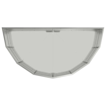 Fioriera Argento 120 x 60 x 35 cm Acciaio zincato