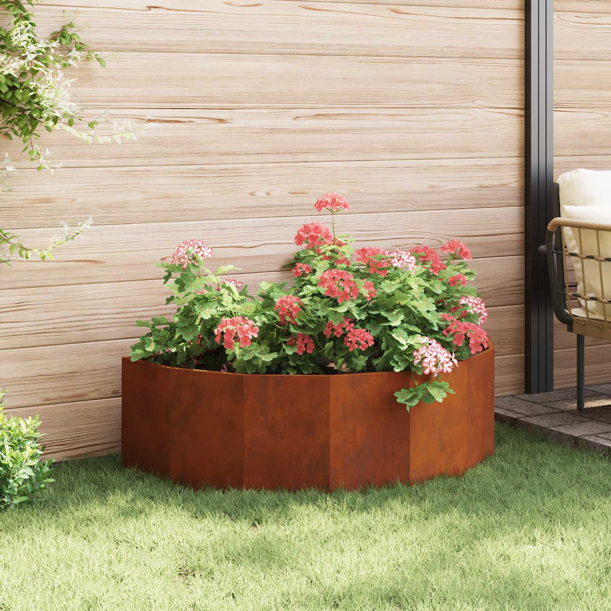 Fioriera Ruggine 120 x 60 x 35 cm | homemem39
