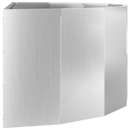 Fioriera Argento 90 x 45 x 35 cm Acciaio zincato