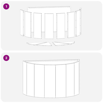 Fioriera Nero 60 x 30 x 35 cm Acciaio