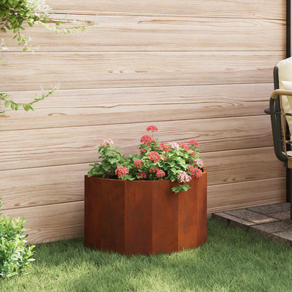 Fioriera Ruggine 60 x 30 x 35 cm | homemem39