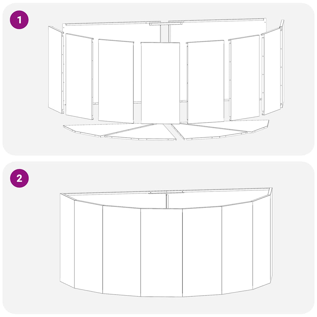 Fioriera Verde oliva 120 x 60 x 50 cm Acciaio