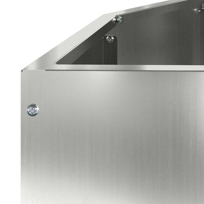 Fioriera Argento 120 x 60 x 50 cm Acciaio zincato