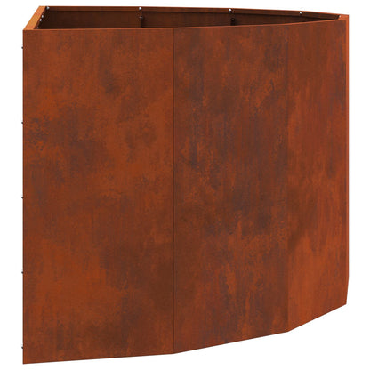 Fioriera Ruggine 120 x 60 x 50 cm