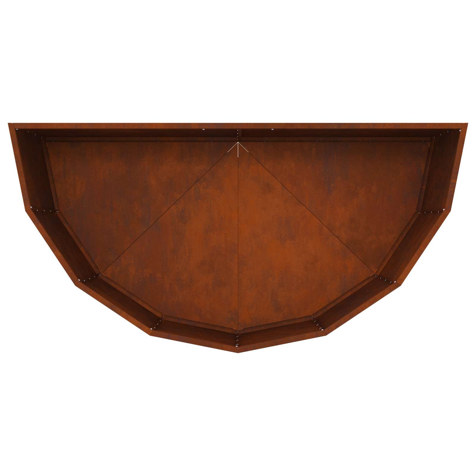 Fioriera Ruggine 120 x 60 x 50 cm | homemem39