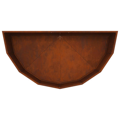 Fioriera Ruggine 120 x 60 x 50 cm | homemem39