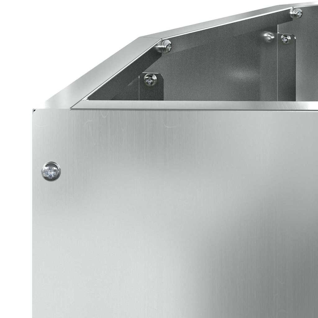 Fioriera Argento 90 x 45 x 50 cm Acciaio zincato