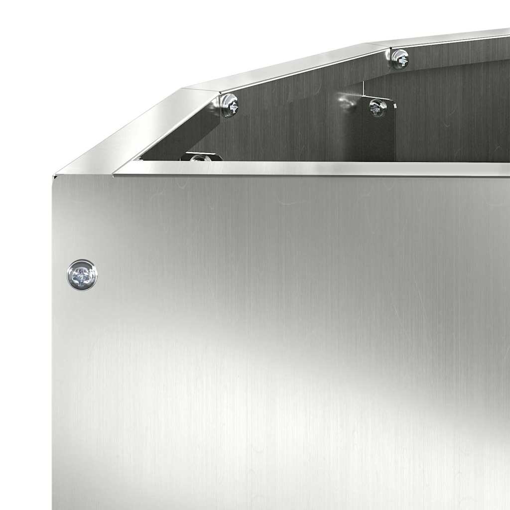 Fioriera Argento 60 x 30 x 50 cm Acciaio zincato