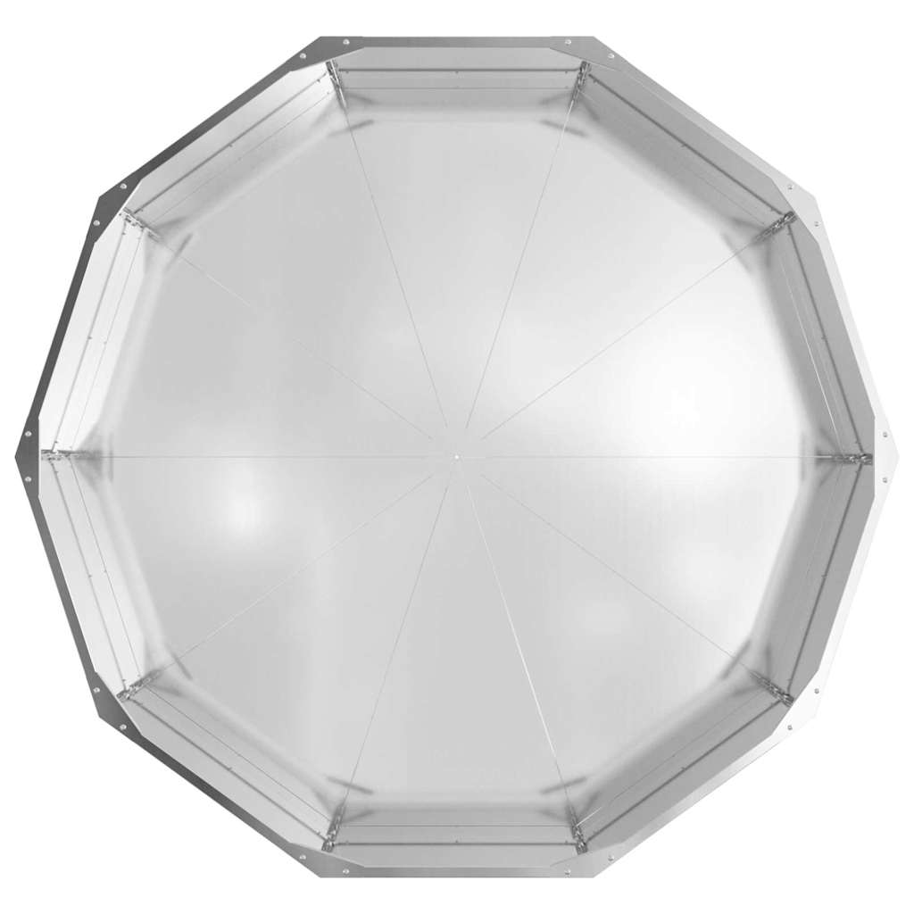 Fioriera Argento 120 x 120 x 35 cm Acciaio zincato