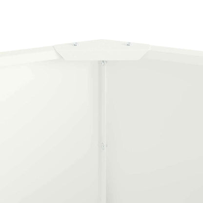 Fioriera Bianco 90 x 90 x 35 cm Acciaio