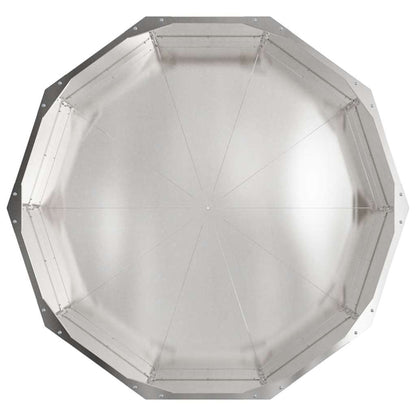 Fioriera Argento 90 x 90 x 35 cm Acciaio inossidabile