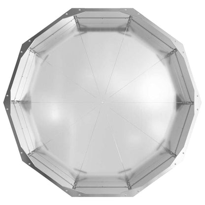 Fioriera Argento 90 x 90 x 35 cm Acciaio zincato