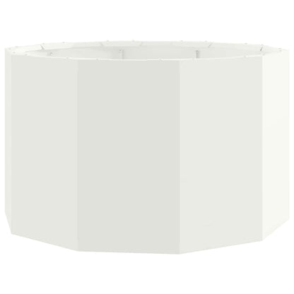 Fioriera Bianco 60 x 60 x 35 cm Acciaio