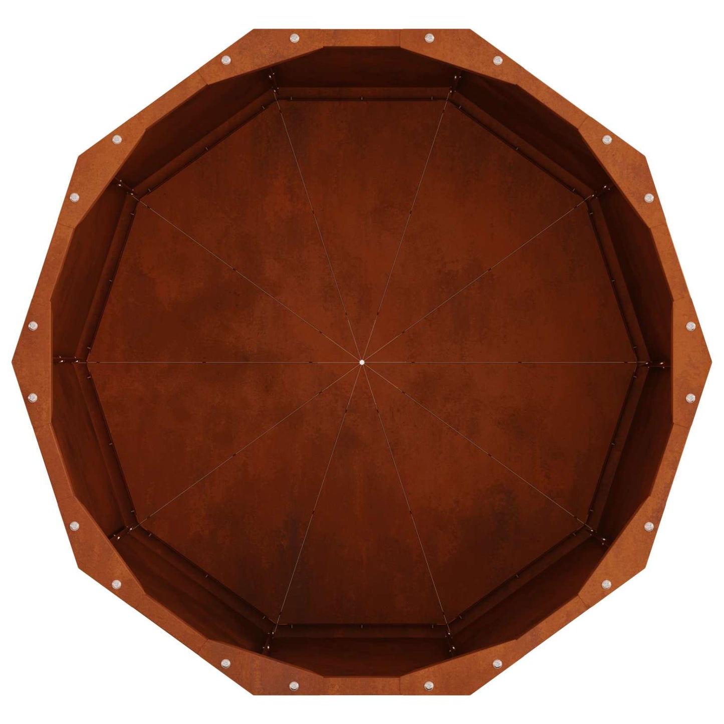 Fioriera Ruggine 60 x 60 x 35 cm | homemem39