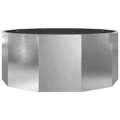 Fioriera Argento 120 x 120 x 50 cm Acciaio inossidabile