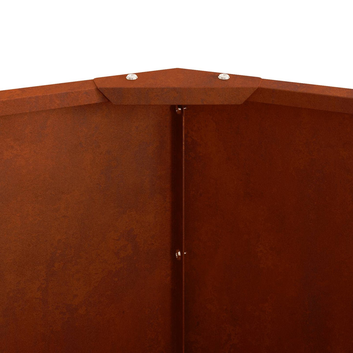 Fioriera Ruggine 120 x 120 x 50 cm | homemem39