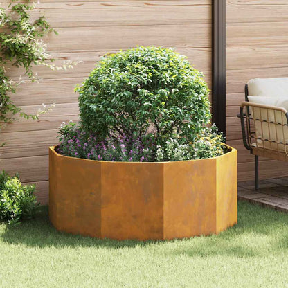 Fioriera Ruggine 120 x 120 x 50 cm