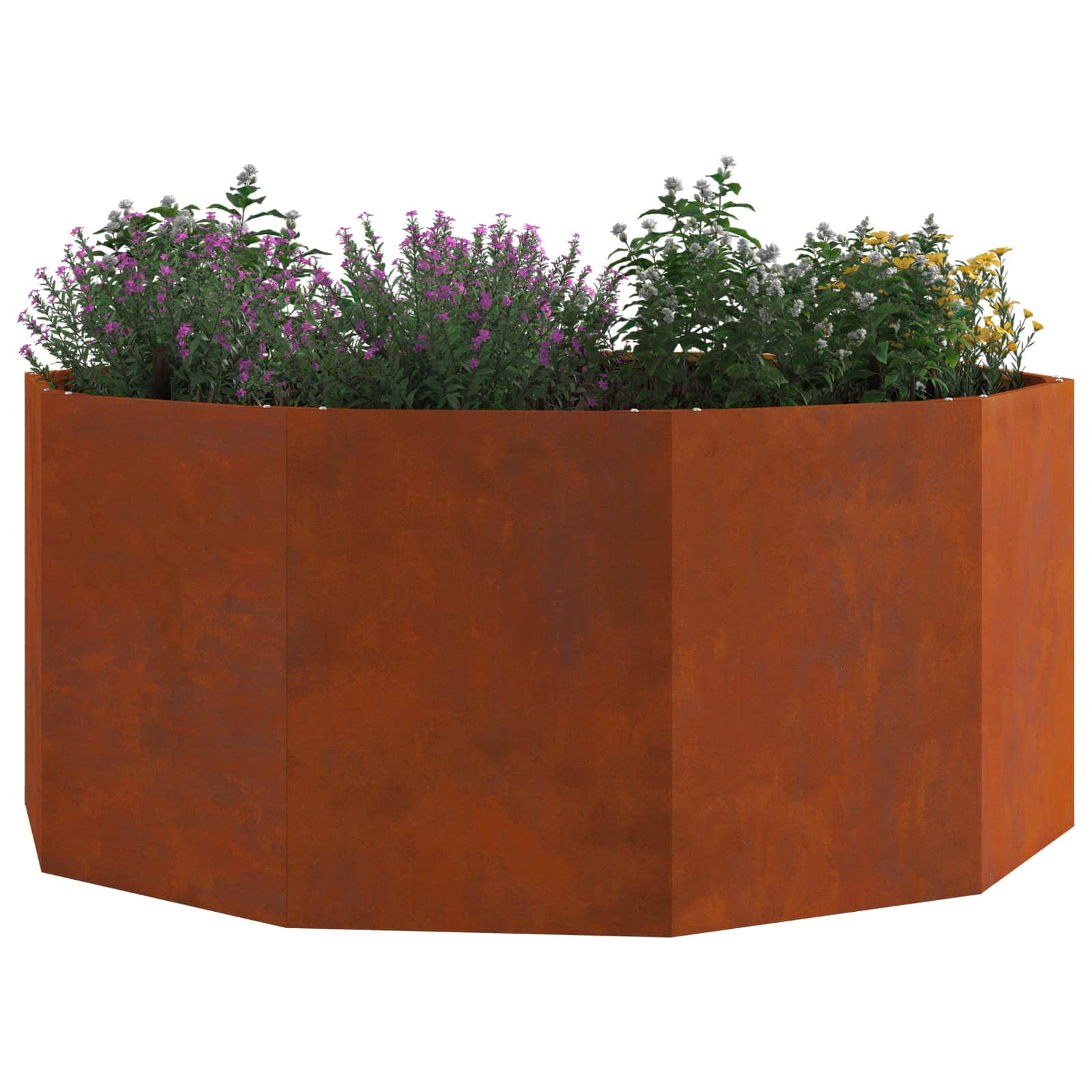 Fioriera Ruggine 120 x 120 x 50 cm | homemem39