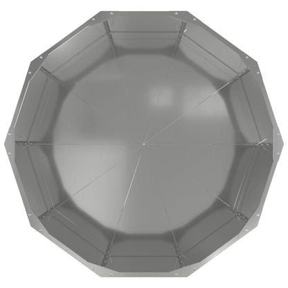 Fioriera Argento 90 x 90 x 50 cm Acciaio zincato