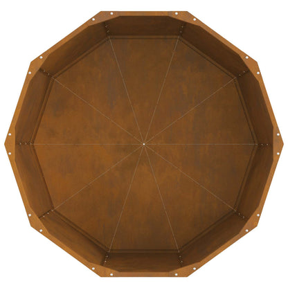 Fioriera Ruggine 90 x 90 x 50 cm | homemem39