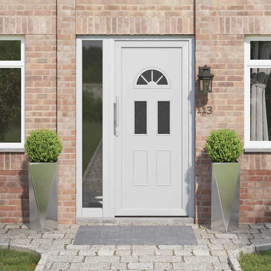 Fioriera 2 pcs Argento 30 x 30 x 75 cm Acciaio inossidabile