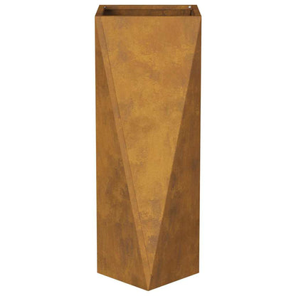 Fioriera 2 pcs Ruggine 30 x 30 x 75 cm