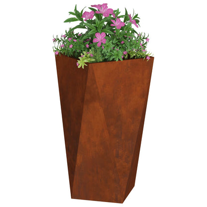 Fioriera 2 pcs Ruggine 40 x 40 x 75 cm | homemem39