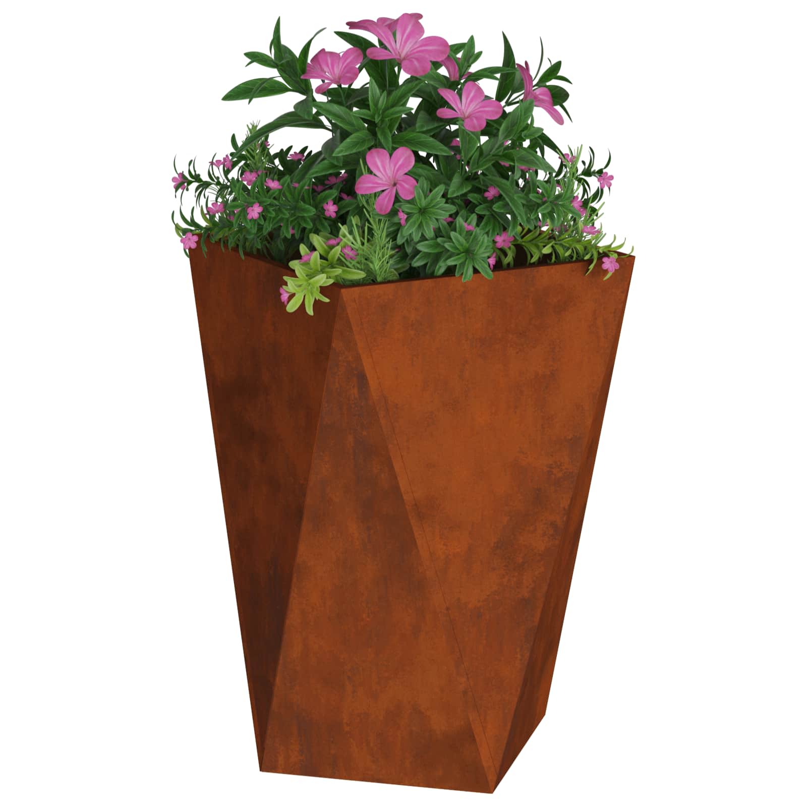 Fioriera Ruggine 50 x 50 x 75 cm | homemem39
