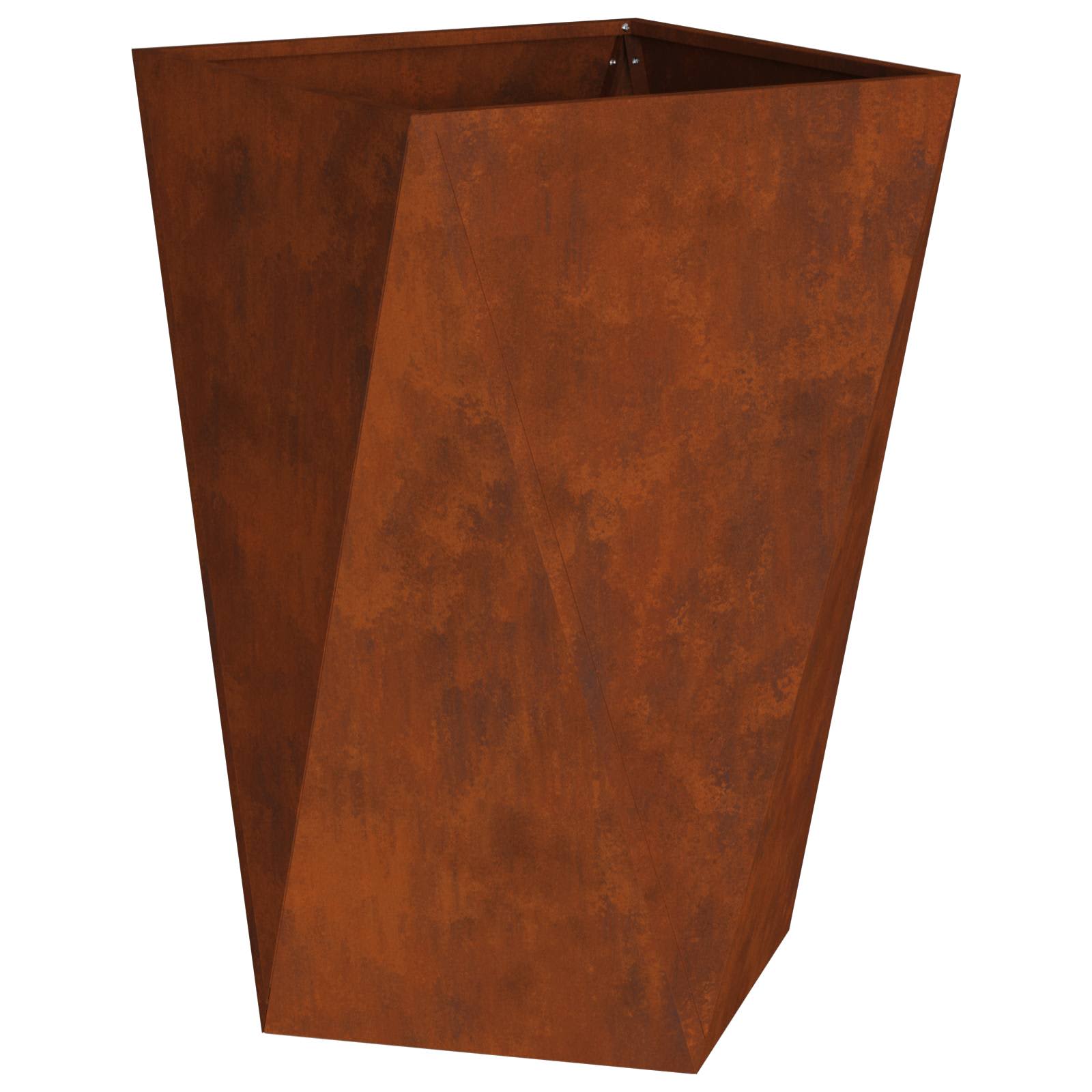 Fioriera 2 pcs Ruggine 50 x 50 x 75 cm | homemem39
