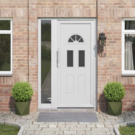 Fioriera 2 pcs Verde oliva 30 x 30 x 30 cm Acciaio