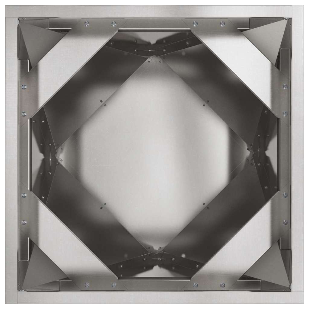 Fioriera Argento 30 x 30 x 30 cm Acciaio inossidabile
