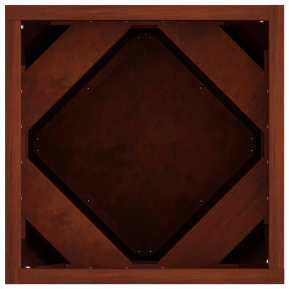 Fioriera Ruggine 30 x 30 x 30 cm | homemem39