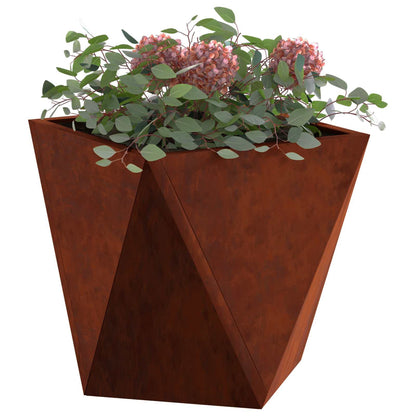 Fioriera 2 pcs Ruggine 30 x 30 x 30 cm | homemem39