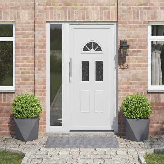 Fioriera 2 pcs Antracite 40 x 40 x 40 cm Acciaio