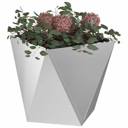 Fioriera Argento 40 x 40 x 40 cm Acciaio zincato