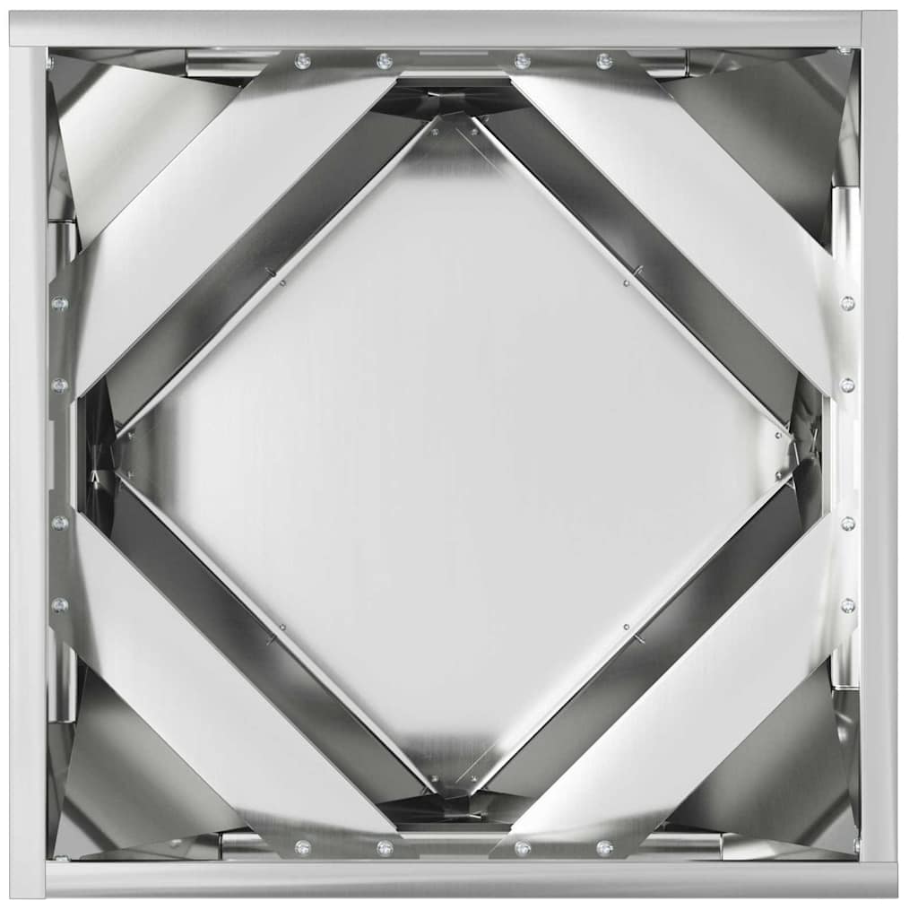 Fioriera Argento 40 x 40 x 40 cm Acciaio zincato