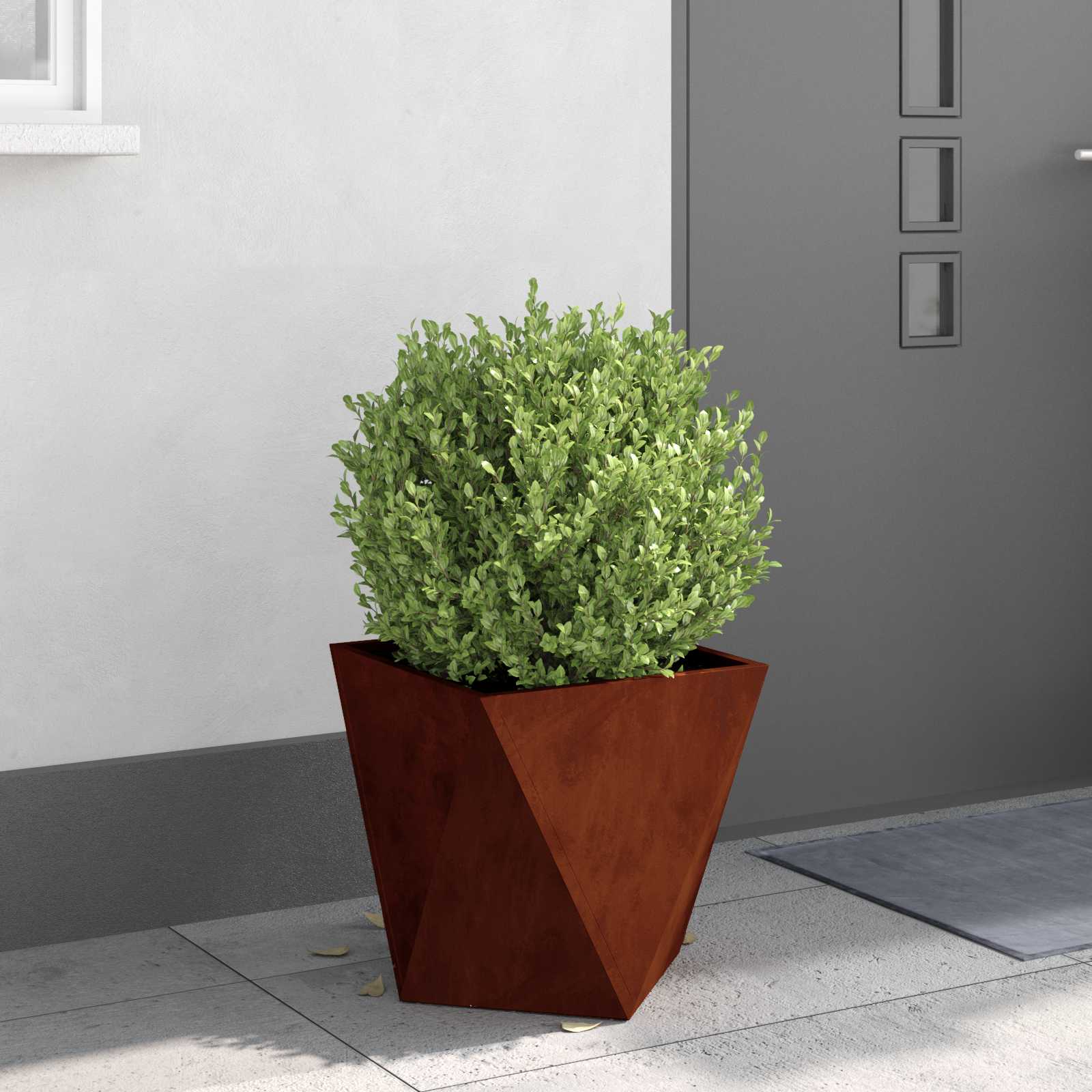 Fioriera Ruggine 40 x 40 x 40 cm | homemem39