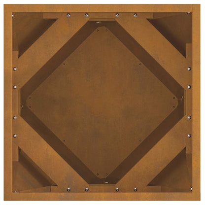 Fioriera Ruggine 40 x 40 x 40 cm