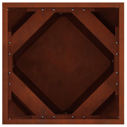 Fioriera Ruggine 40 x 40 x 40 cm | homemem39